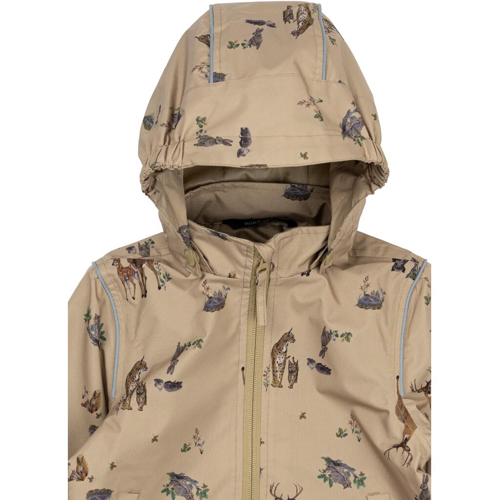 Casaco infantil impermeável, corta-vento, respirável Summerjacke AOP Kelp 4/6