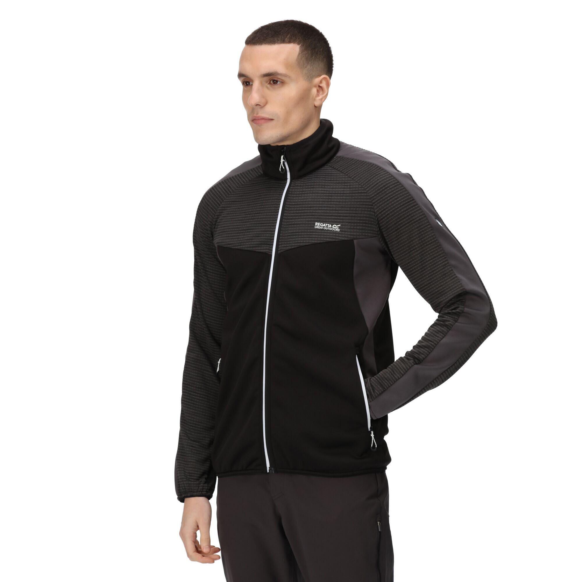 Sweat Homme Regatta Men Yare Vi Extol Stretch Softshell Veste Noir 5/7