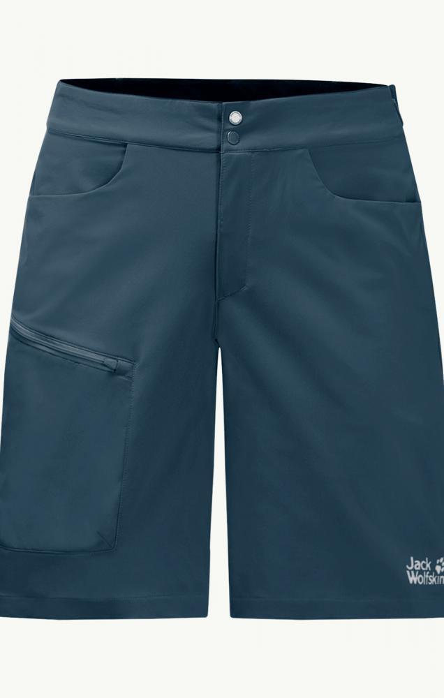 Jack Wolfskin Tourer Shorts M Short en fibres synthétiques Dark Sea taille 46 1/3