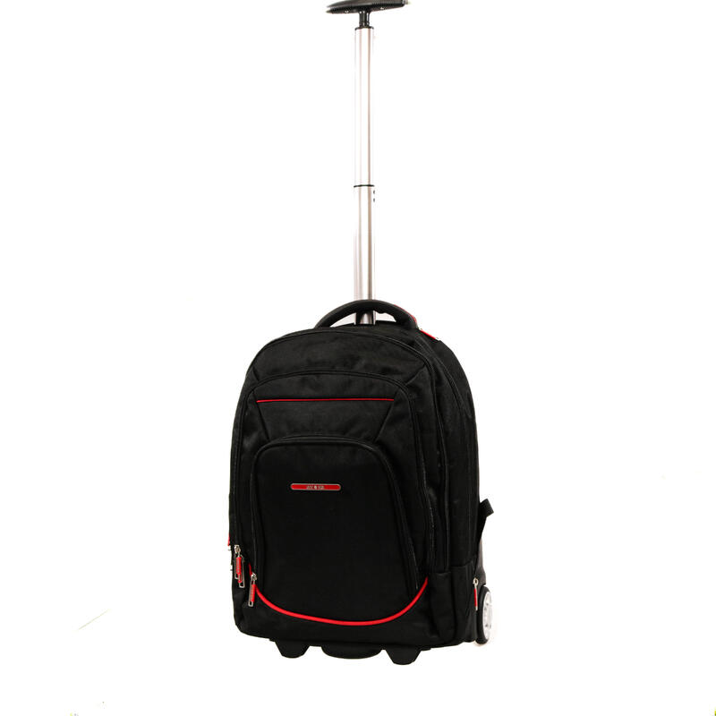Rucsac cu troler Smiley, Lamonza, 46x34x18 cm, negru