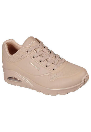 Skechers Street Uno -STAND ON AIR Damen WIDE FIT Sneaker 73690W SND beige