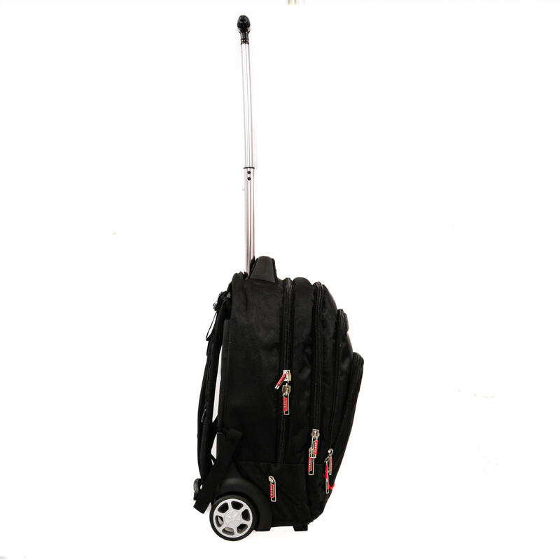 Rucsac cu troler Smiley, Lamonza, 46x34x18 cm, negru