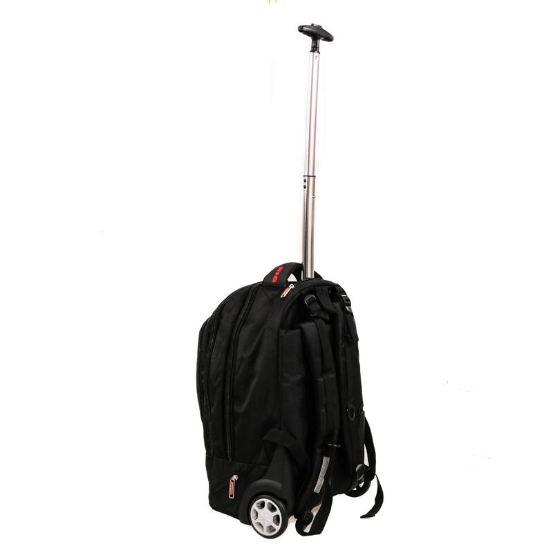 Rucsac cu troler Smiley, Lamonza, 46x34x18 cm, negru