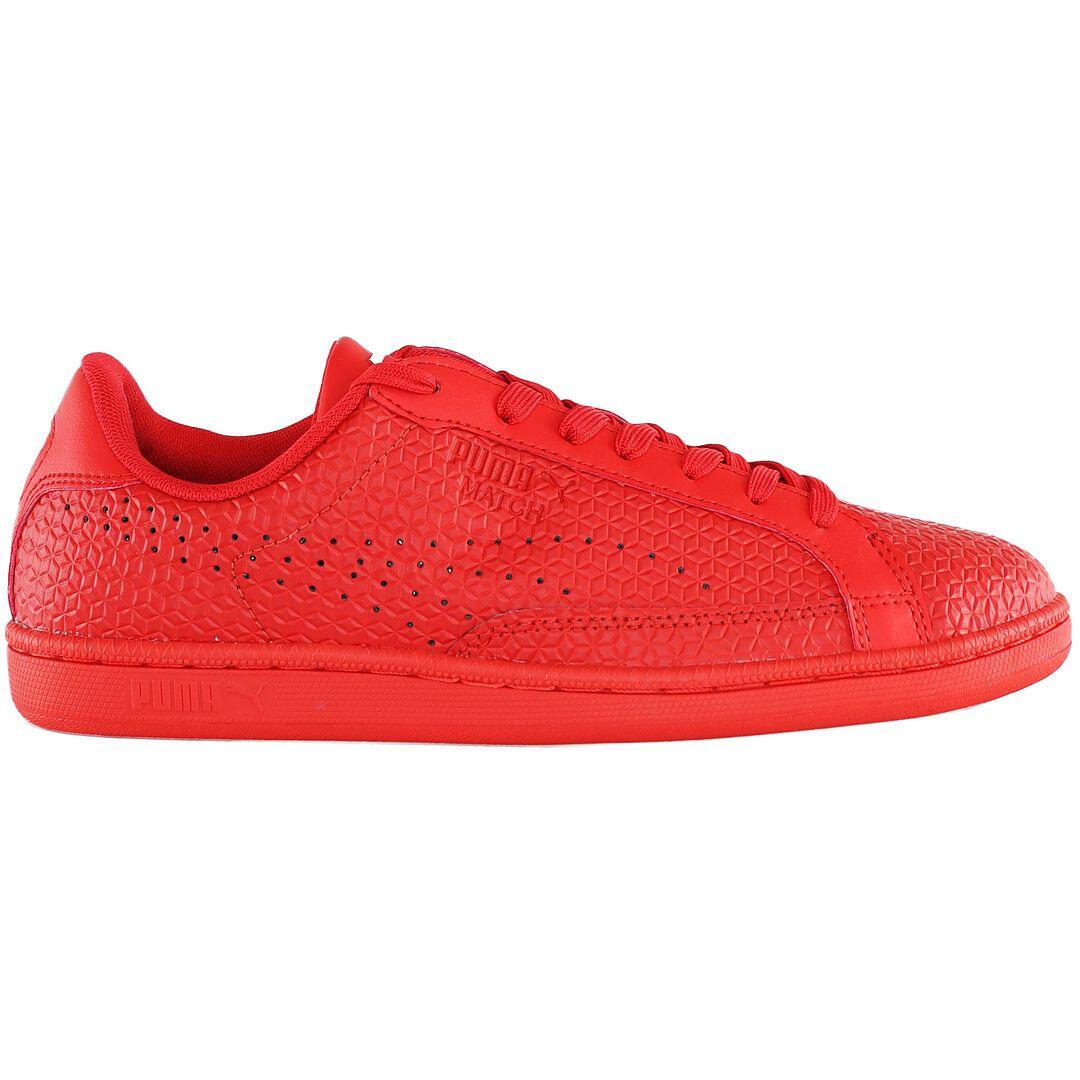 Puma Match Emboss Mens Red Trainers 2/5