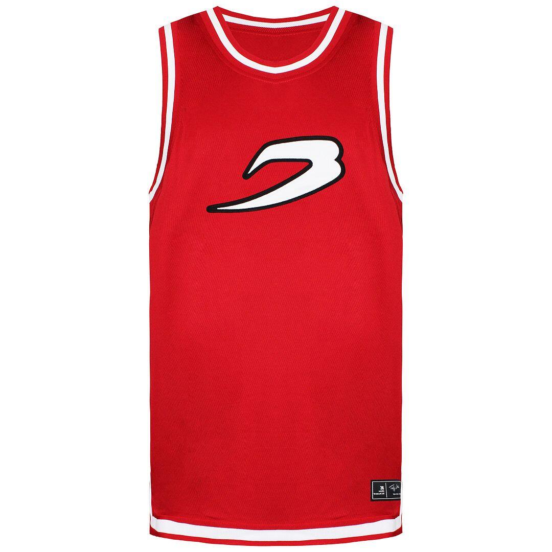 BoxRaw 36 by Teddy Mens Red Atlas Tank Top 1/2