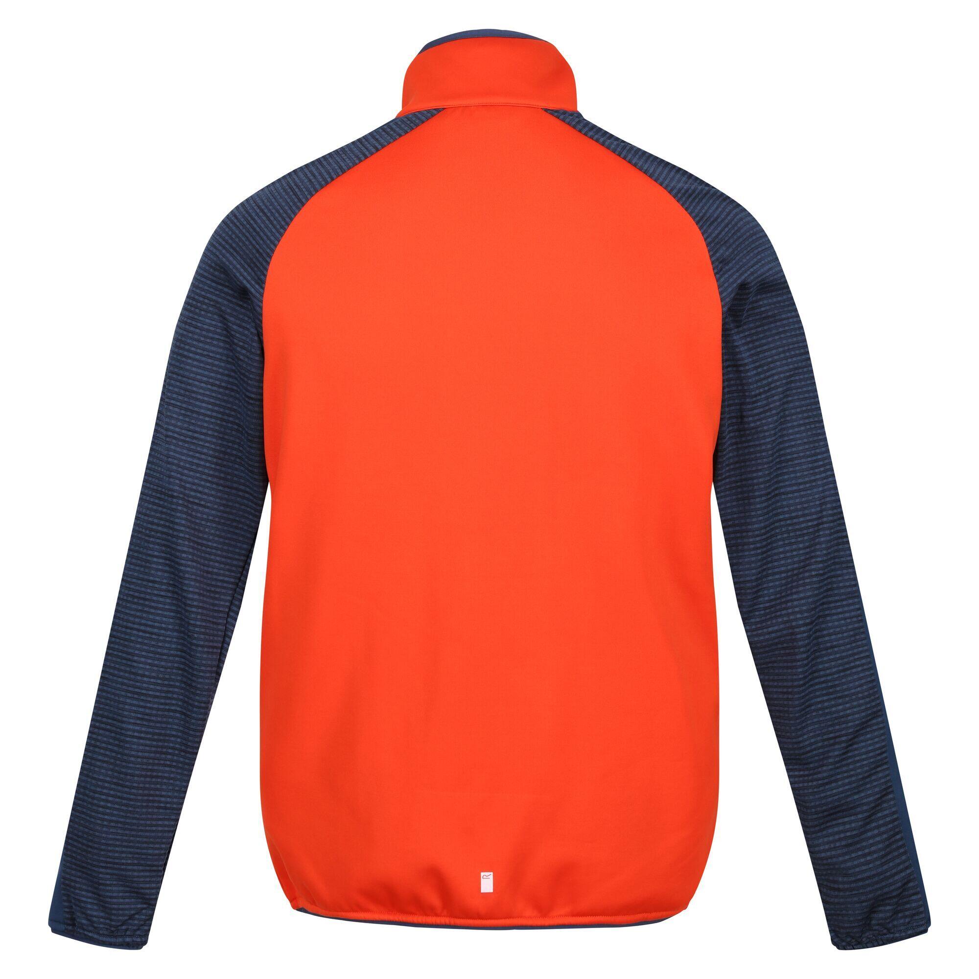 Sweat Homme Regatta Men Yare Vi Extol Stretch Softshell Jacket Rusty Orange 4/7