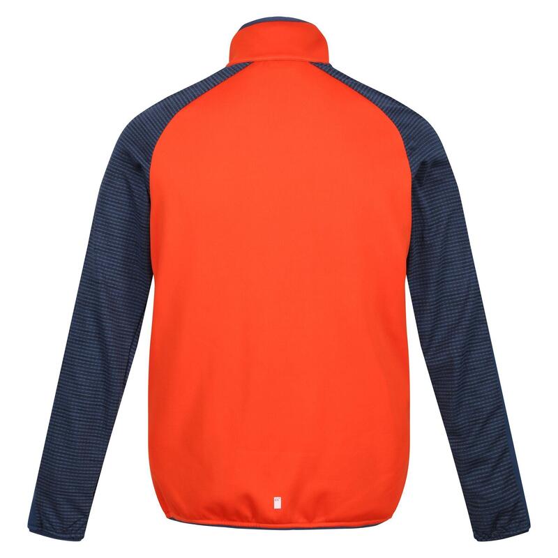 1624 Regatta Men Yare Vi Extol Stretch Softshell Sweatshirt - Rusty Orange