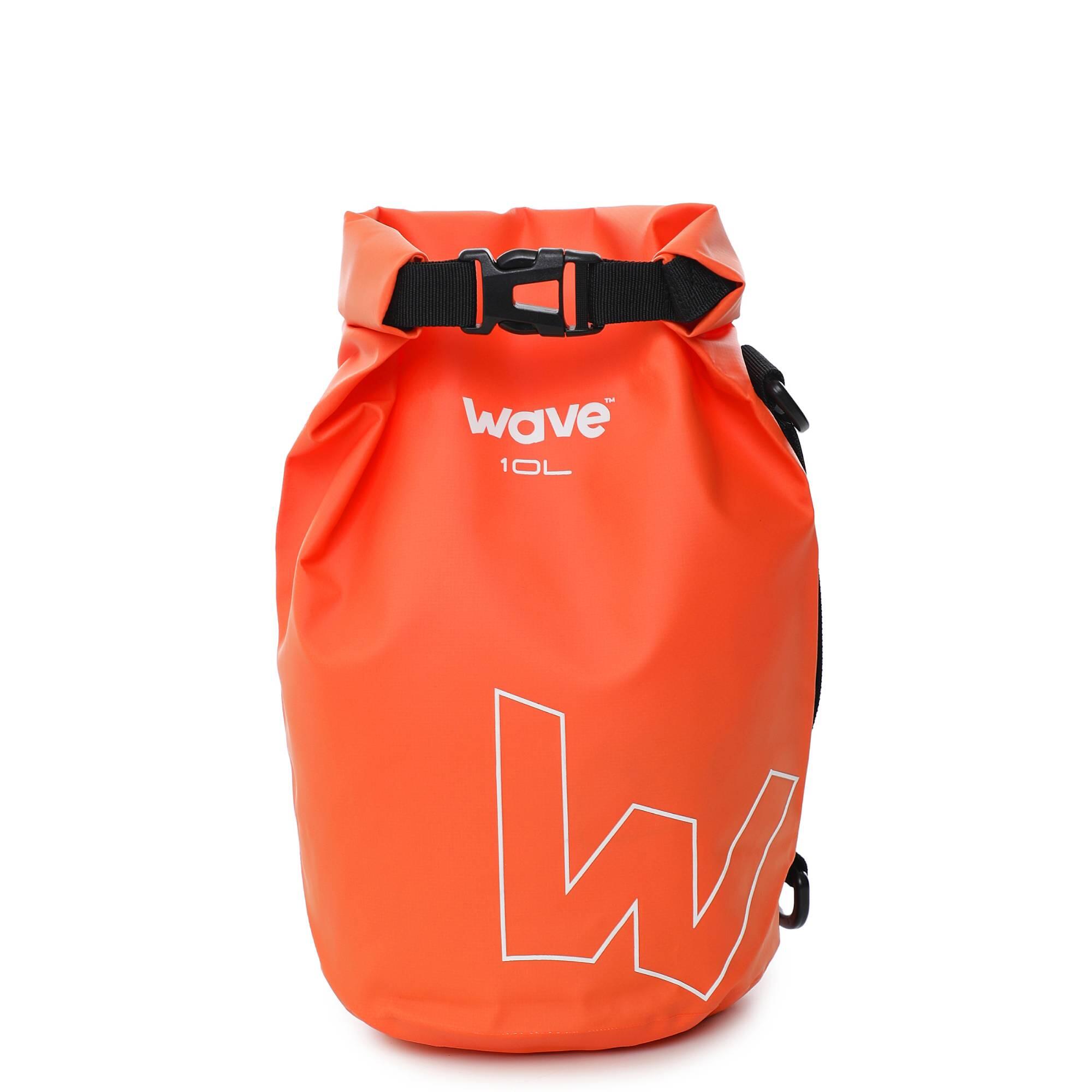 WAVE DIRECT Wave Waterproof PVC Dry Bag | Lightweight Backpack with Adjustable Strap | 10L