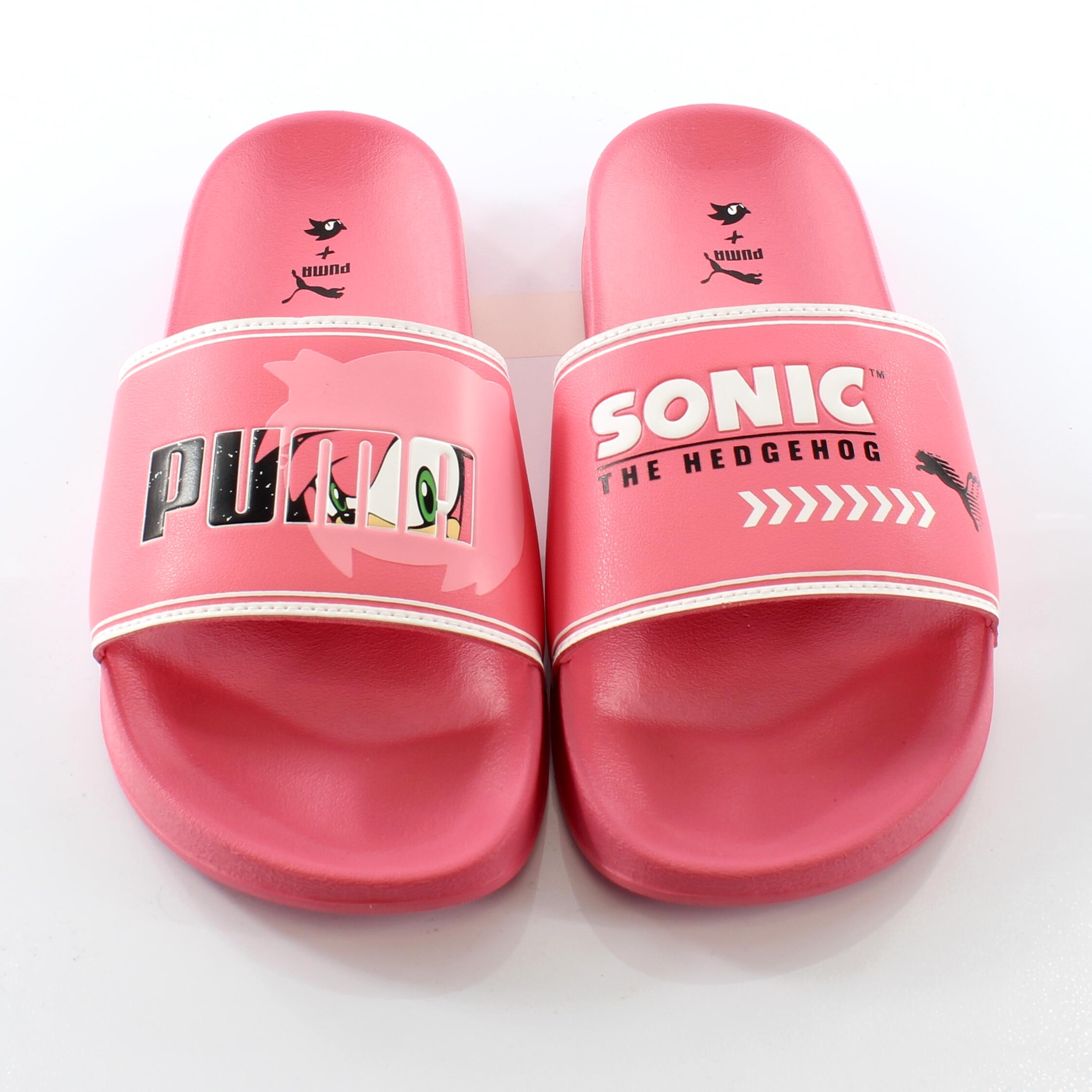 PUMA Puma SEGA Leadcat FTR SONIC Kids Pink Sliders