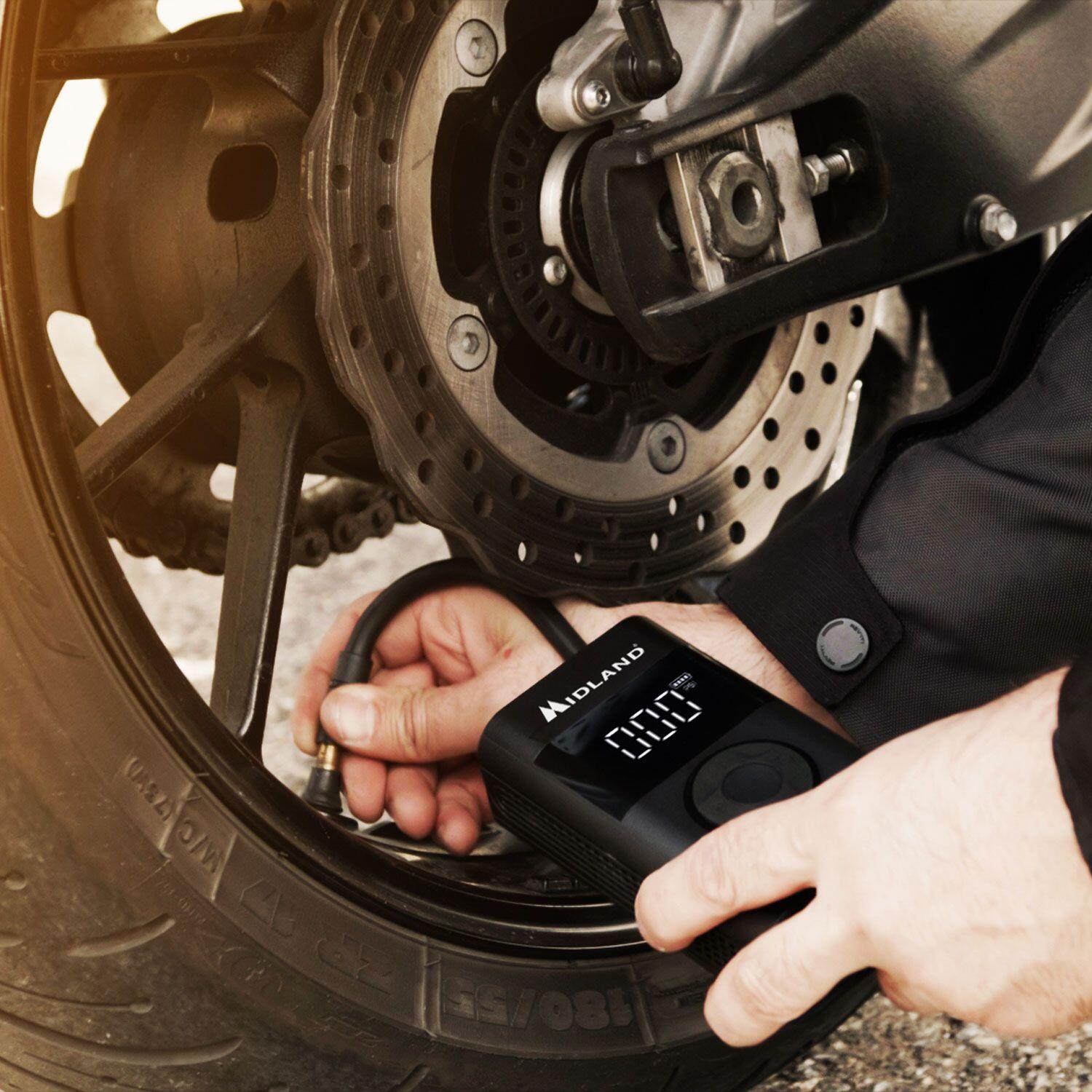 ENERPUMP - Compresor de aire y cargador USB portatil 4000mAh 4/7