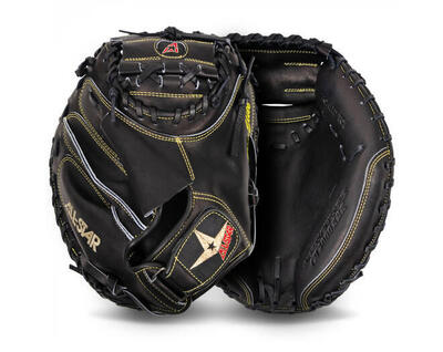 All star cm3000bk 35 inch pro elite catcher's mitt links vangen model