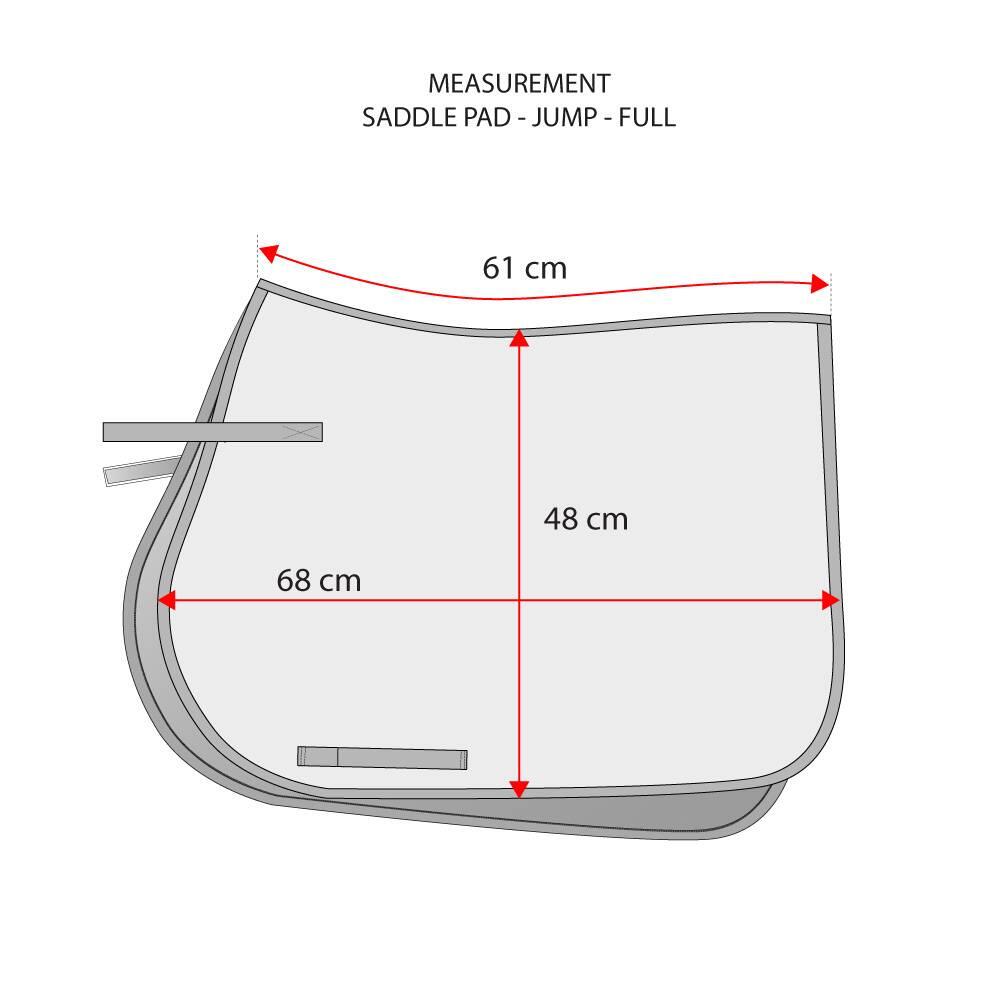 Tapis de selle Bordeaux - Equestrian Stockholm 1/5