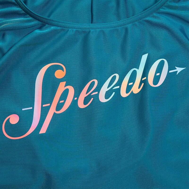Maillot de bain une pièce Speedo Logo Deep U-Back pour femme