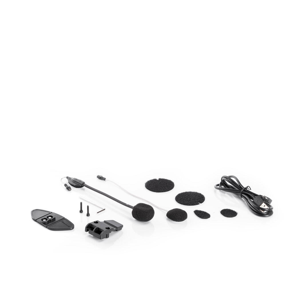 Midland BTX2 Pro S Single — Interfono Moto Bluetooth IPX6, Autonomia 23h, Nero 3/6