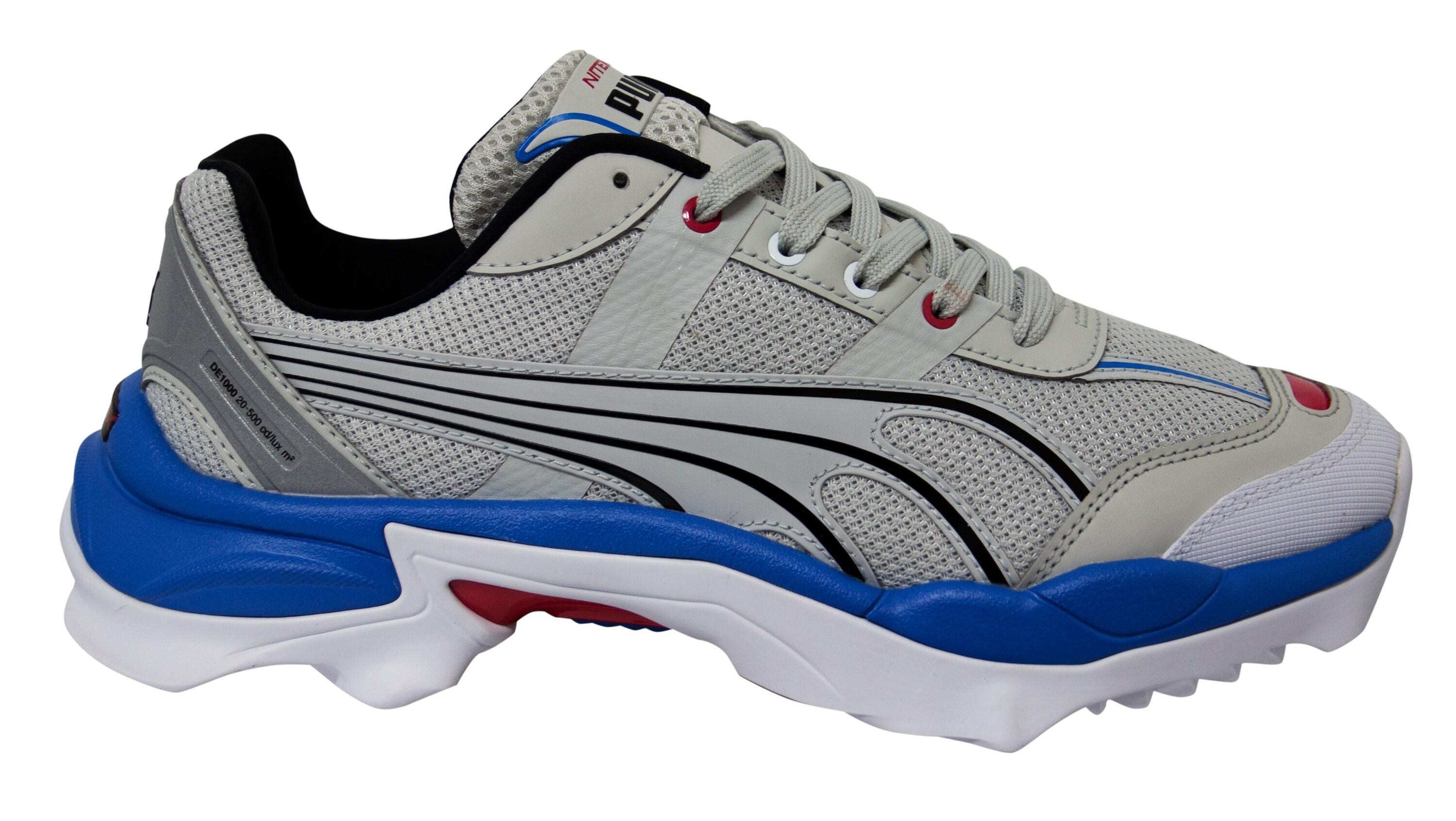 Puma Nitefox Highway Mens Silver Running Shoes 2/5