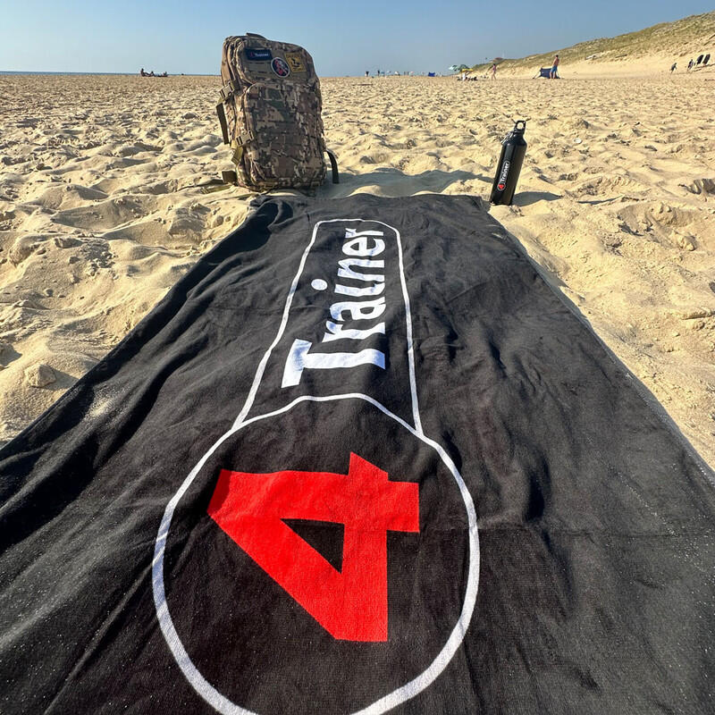 Serviette PLAGE - Logo 4TRAINER - 150cm x 70cm - 4TRAINER 3/5