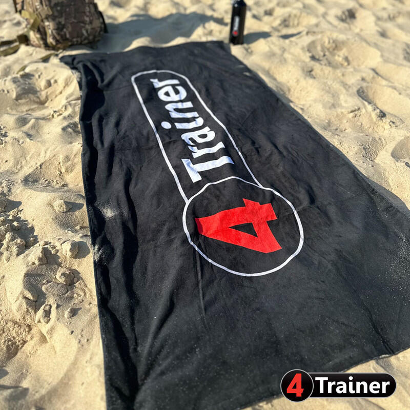 Serviette PLAGE - Logo 4TRAINER - 150cm x 70cm - 4TRAINER 4/5