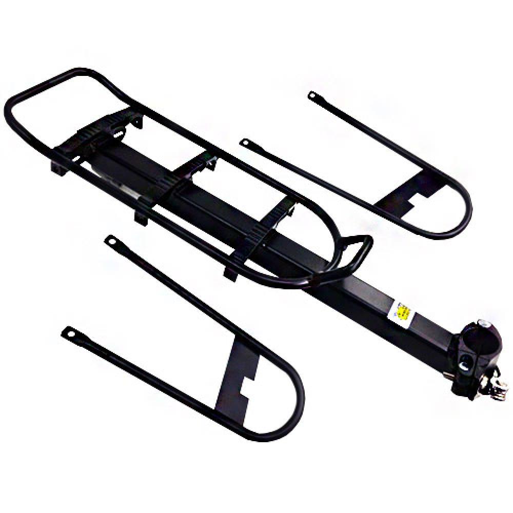 Point Gepäckträger für Sattelstütze bis 10 kg schwarz Aluminium Taschenbügel ... 2/2