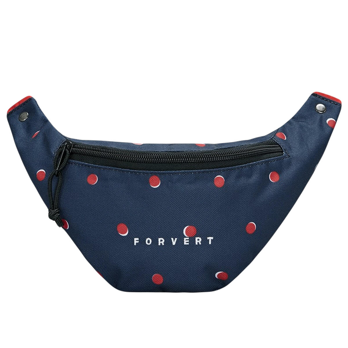 navy blue / red