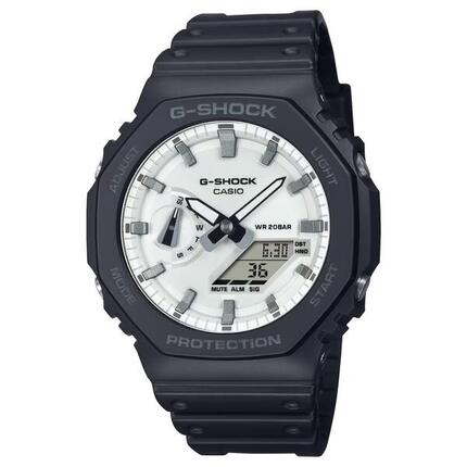 Casio Analoog En Digitaal Horloge Zwart/Wit GA-2100WD-1AER