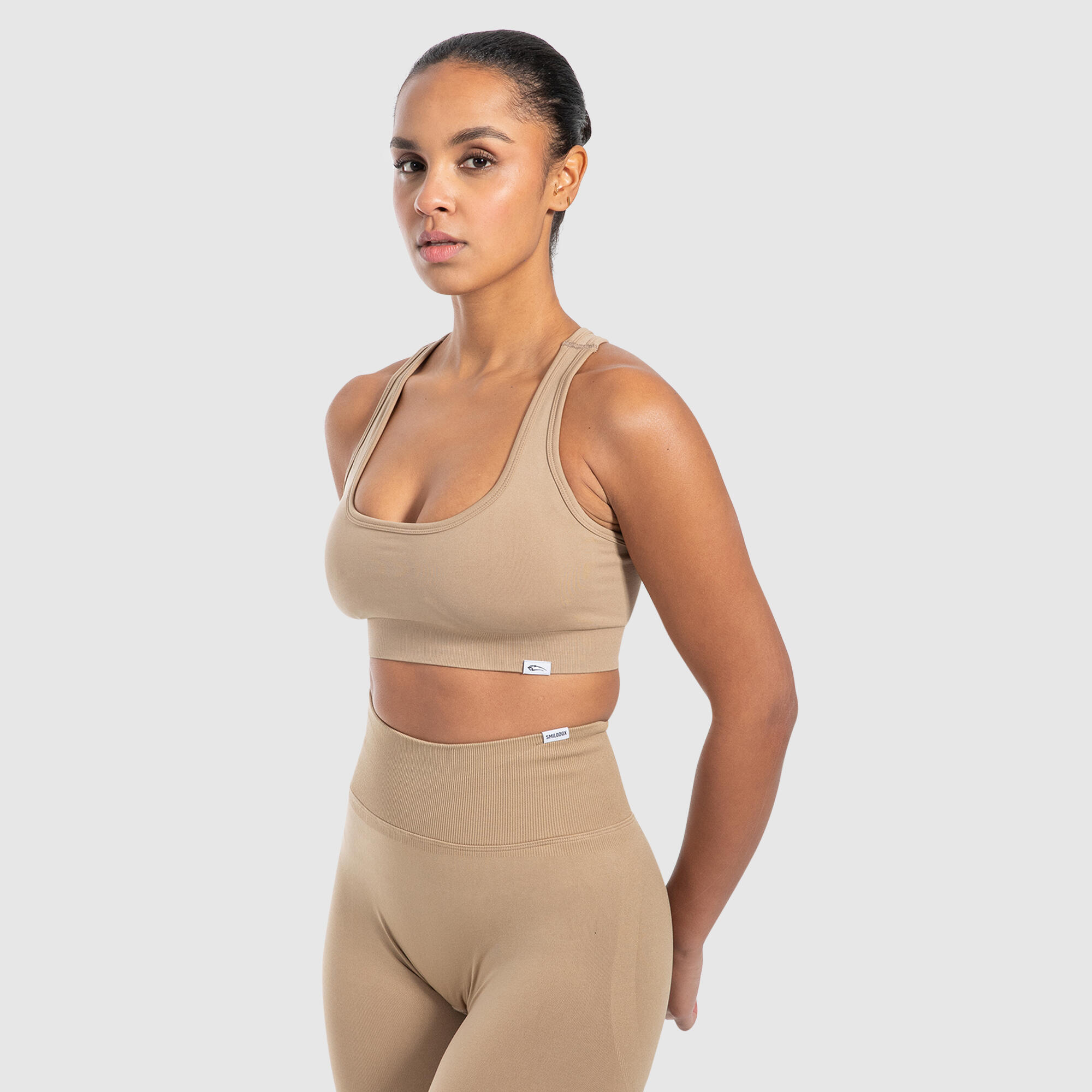 Damen Sport BH Louisa Beige 2/6