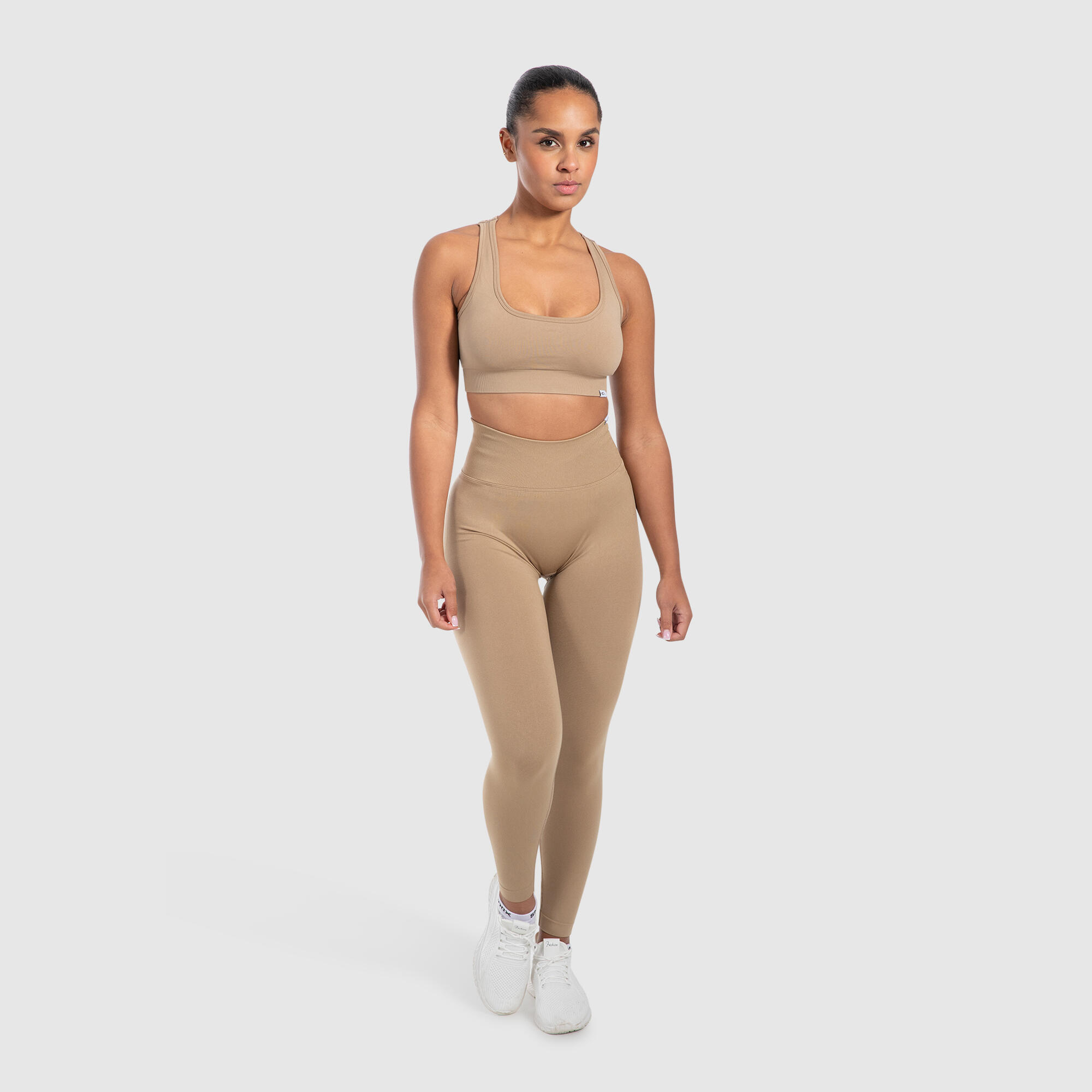 Damen Sport BH Louisa Beige 3/6