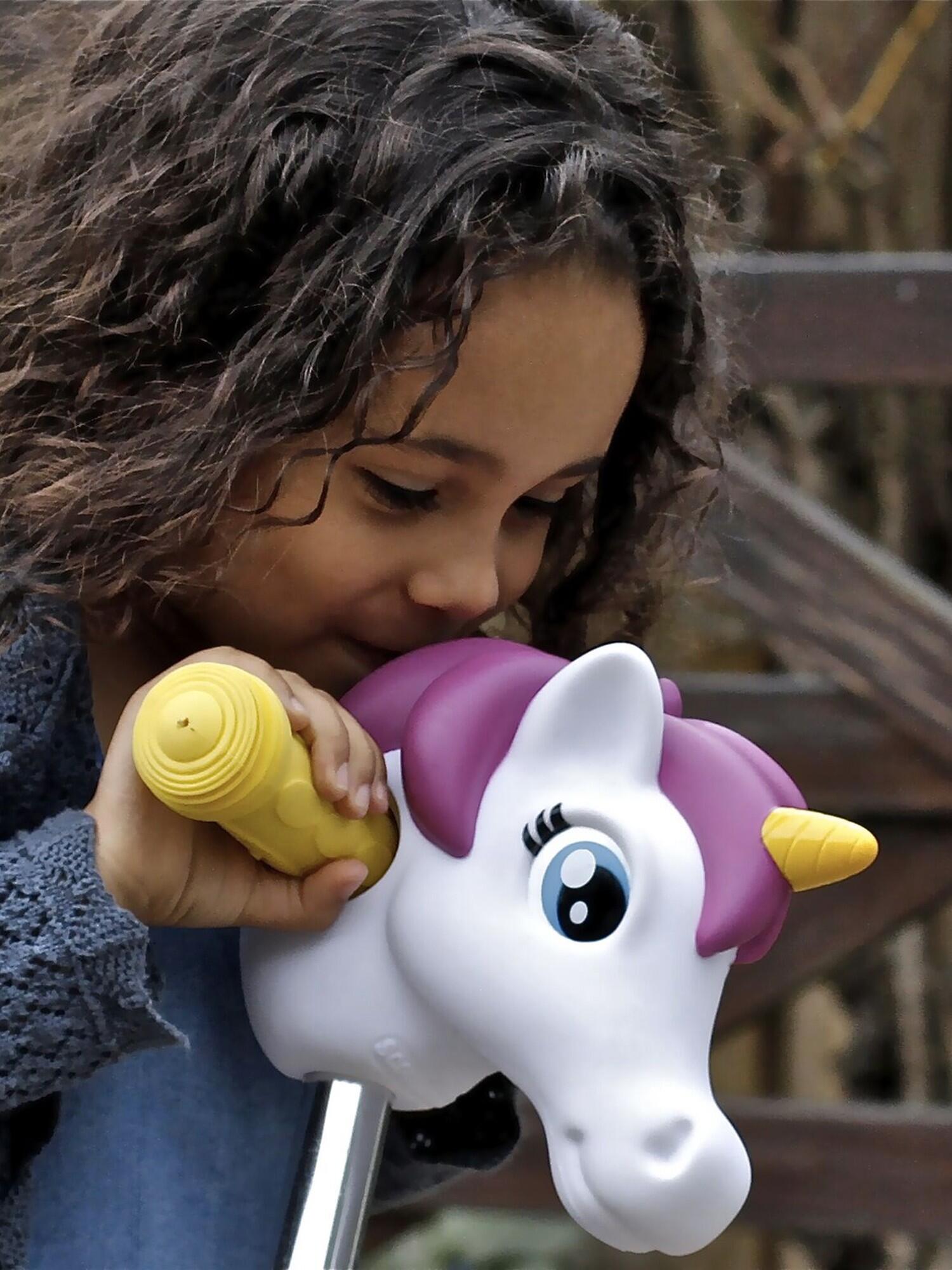 Tête de trottinette licorne  pastel 3/5