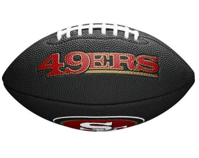 WILSON Wilson F1533XB Edizione Nera NFL Mini Soft Touch Team 49ers