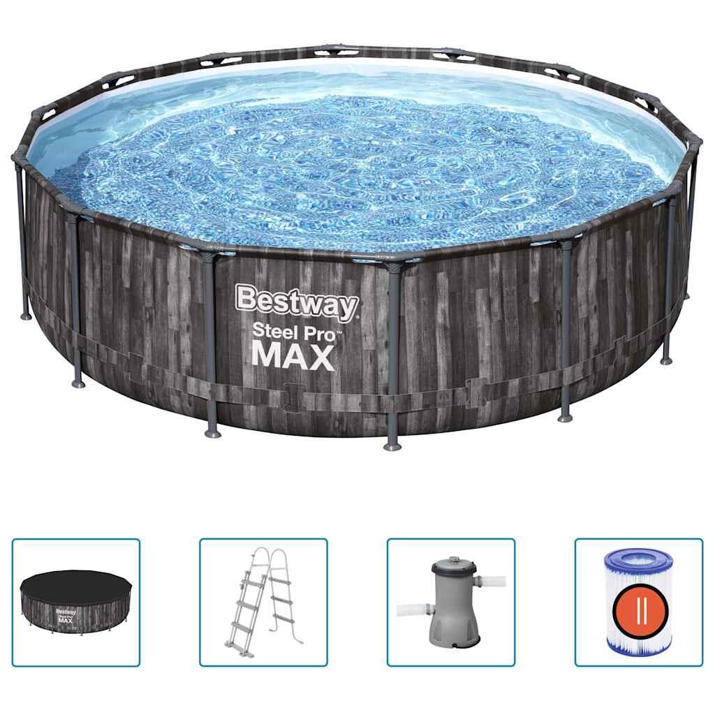 Bestway Ensemble de piscine ronde Steel Pro MAX 427x107 cm 1/7