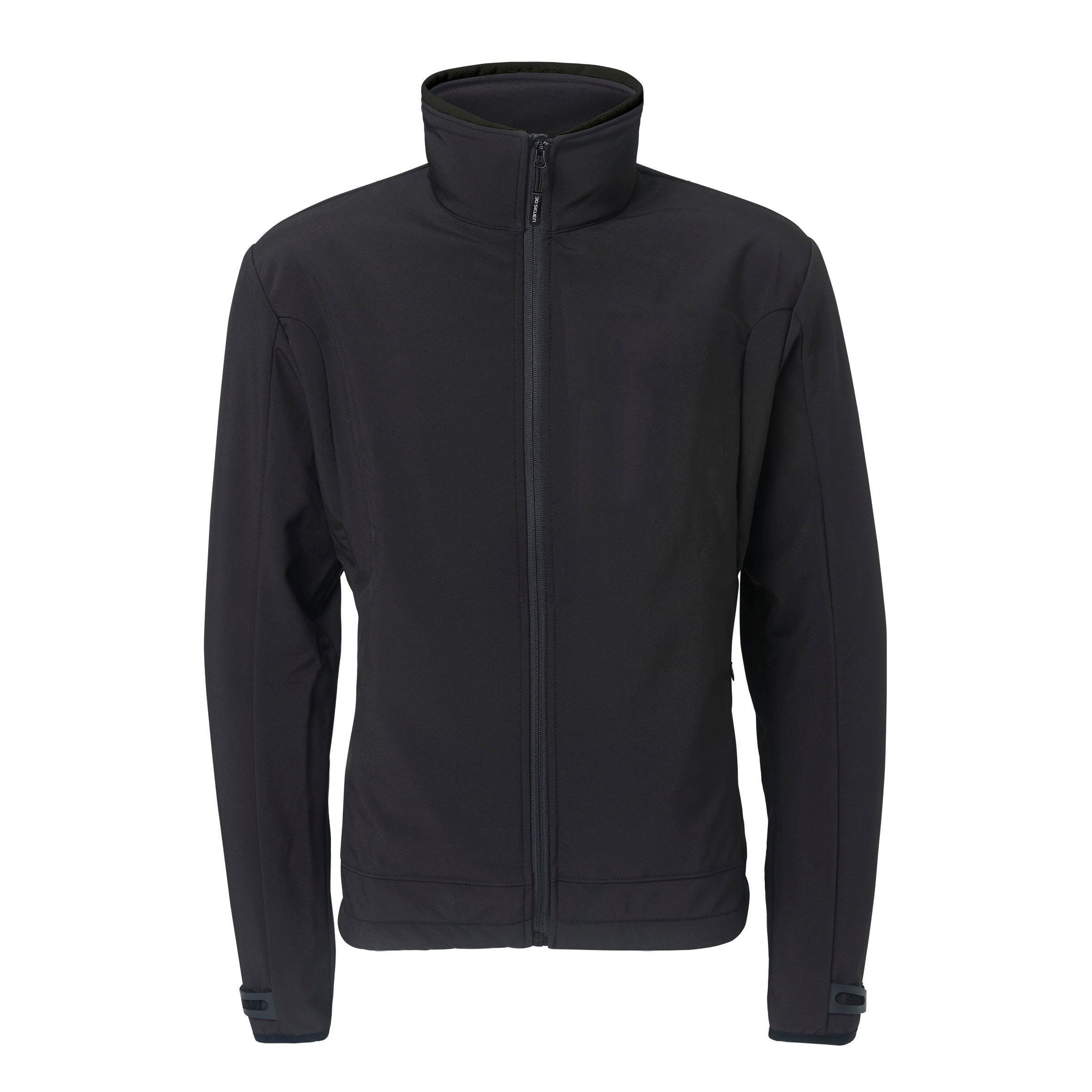 30SEVEN verwarmde softshelljas, regular fit, fleecevoering, zwart. 2/7