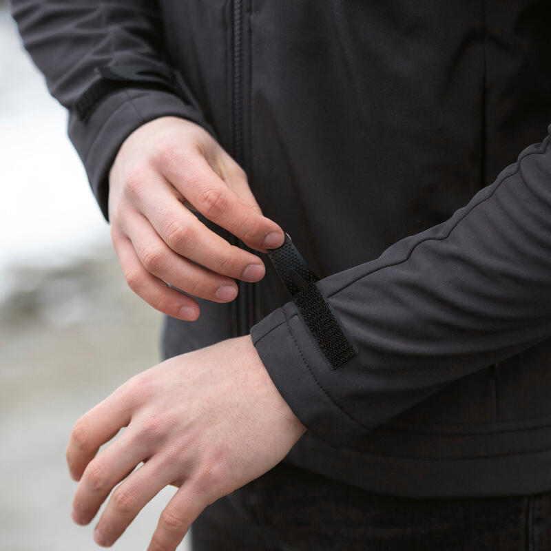 Veste softshell chauffante - Coupe classique -Avec polaire -Noir -Super batterie