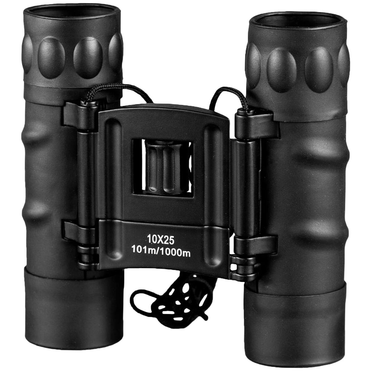 Mil-Tec Foldable Binocular Gen II 10x25 Black 1/2