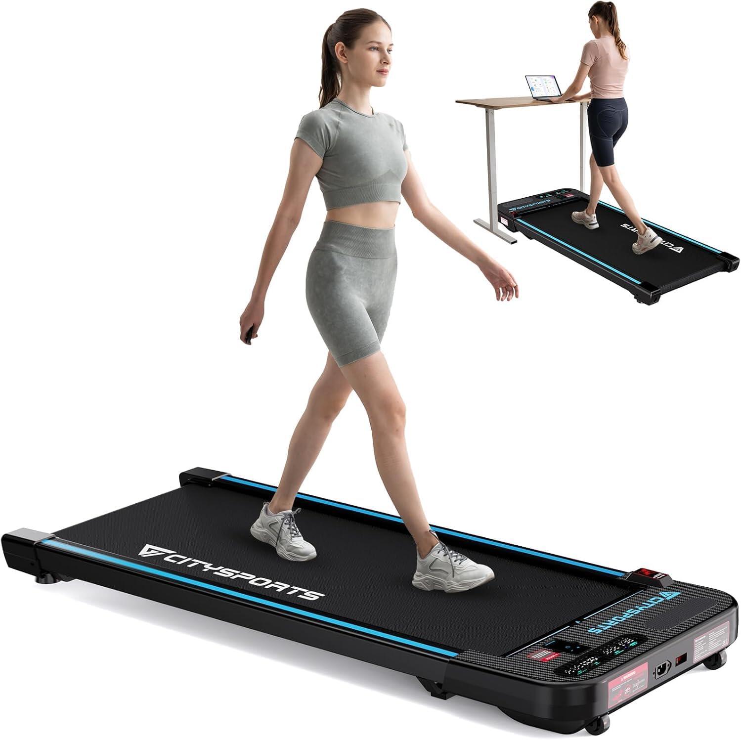 CITYSPORTS CITYSPORTS Treadmill,Electric Walking Pad for Home,Running Walking Machine