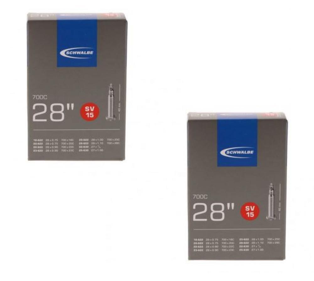 2x Schwalbe Schlauch SV15 28x0.75-1.10 2/2