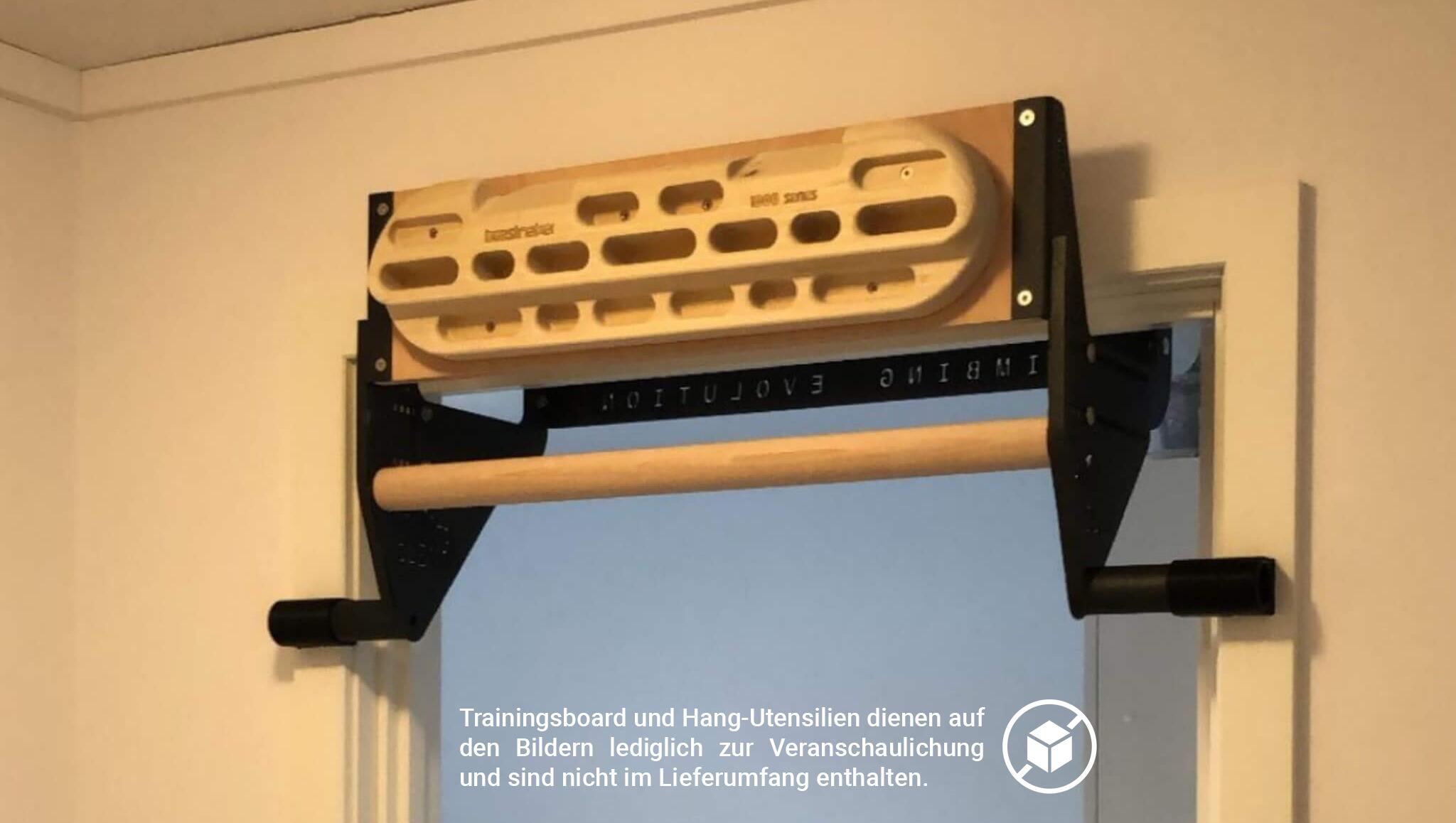 Klettermodul  für Türe inkl. Klimmzugstange. Griffkraft Trainer zu Hause 6/8