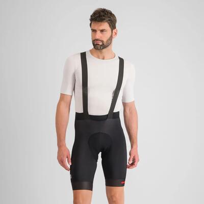 Pantaloni corti con bretelle - FIANDRE