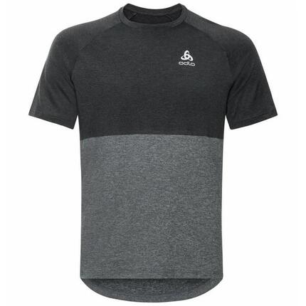 Odlo Men´s T-shirt crew neck s/s RIDE EASY black melange grey melange Größe L...