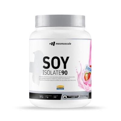 SOY Isolate90 (Proteína Aislada de Soja) - 1kg Fresa MM Supplements