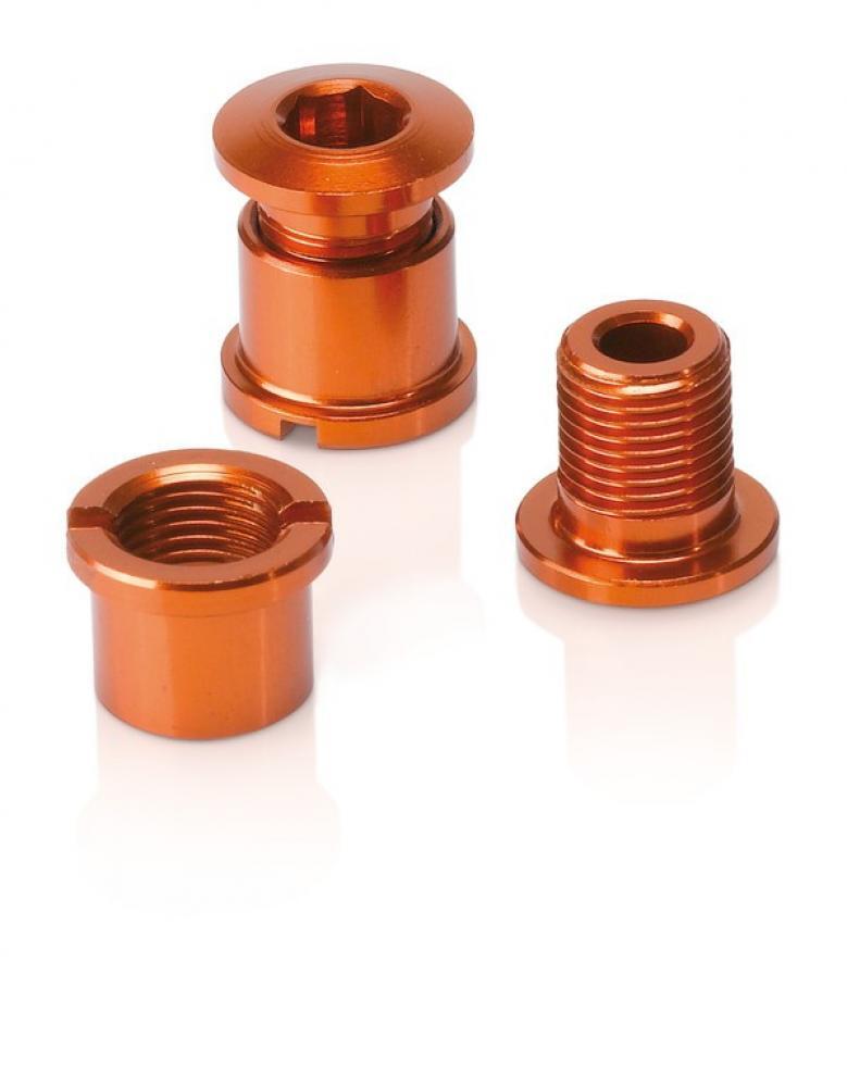 XLC Kettenblattschraube 5er Set, orange 2/2