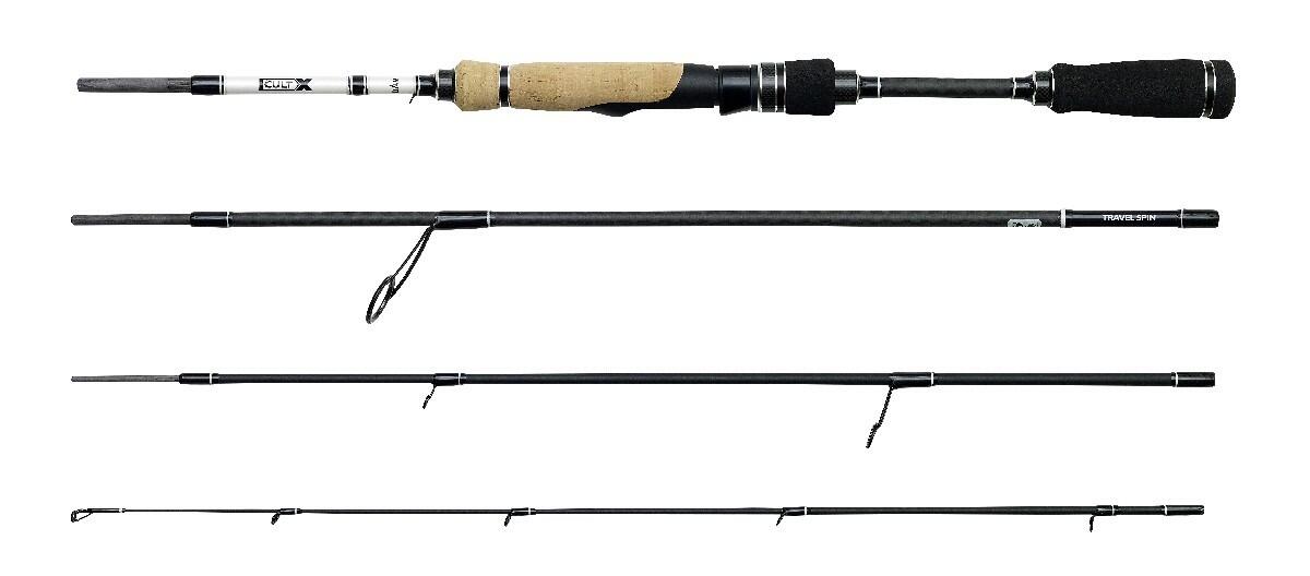 DAM DAM Cult-X Travel Spin 4pc. 2.15m 15-40 gr - Roofvis Spinhengel