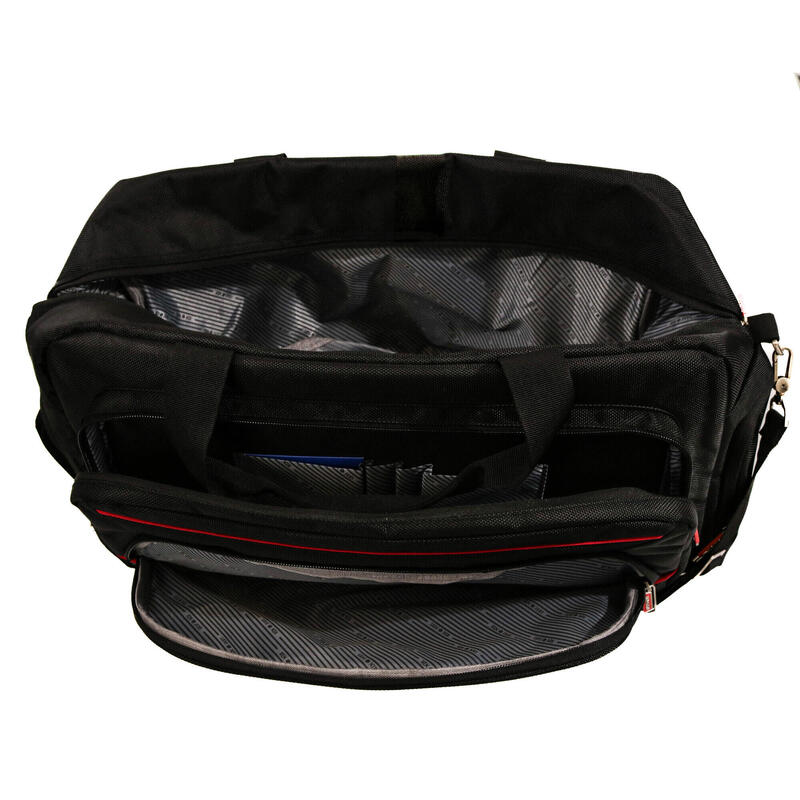 Geanta de voiaj Smiley, Lamonza, 49x27x24 cm, negru