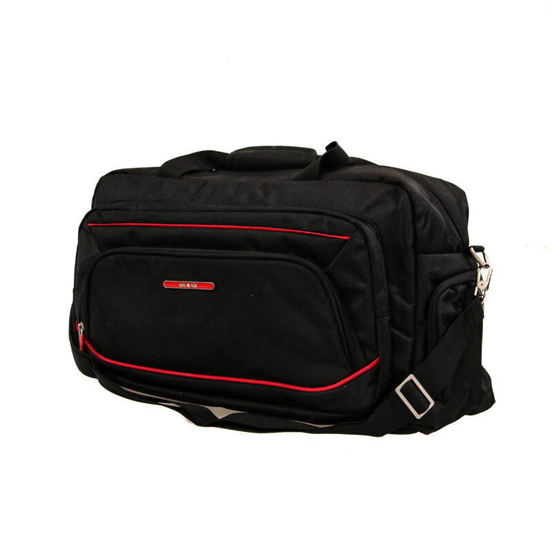 Geanta de voiaj Smiley, Lamonza, 49x27x24 cm, negru
