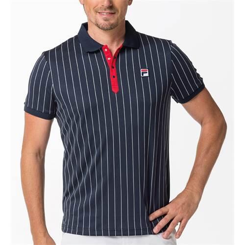 POLO STREIFEN PEACOT BLAU HERREN 2/4