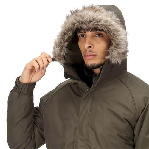 Funktionsjacke Salinger III Freizeit Herren Dark Khaki Wasserdicht 5.000 mm 3/5