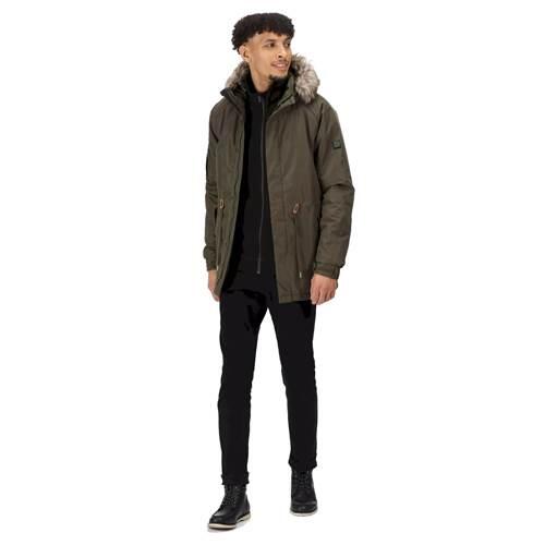 Funktionsjacke Salinger III Freizeit Herren Dark Khaki Wasserdicht 5.000 mm 5/5