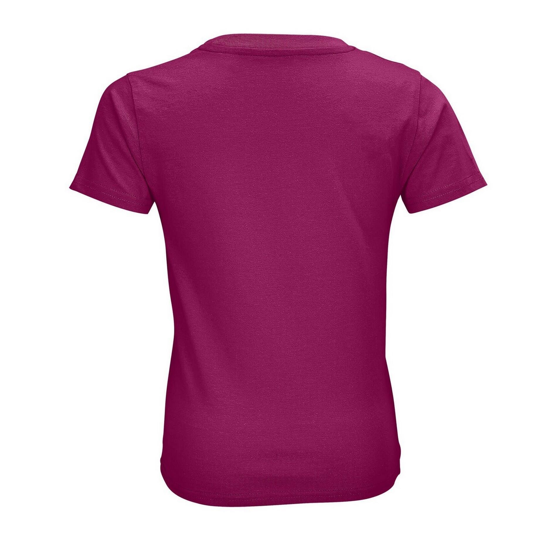 Maglietta Bambini SOLS Crusader Fucsia 2/4
