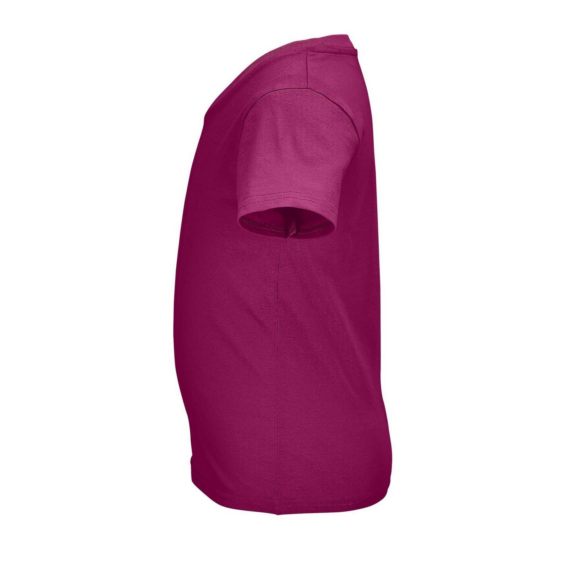 Maglietta Bambini SOLS Crusader Fucsia 3/4