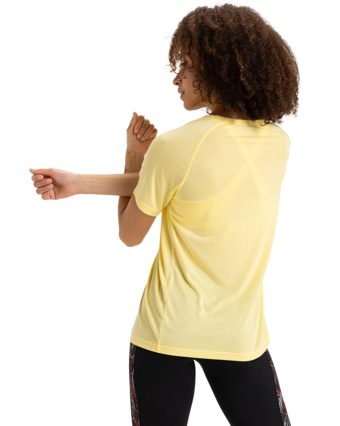 T-shirt technique EVERYDAY FLOW Jaune Femme 2/4