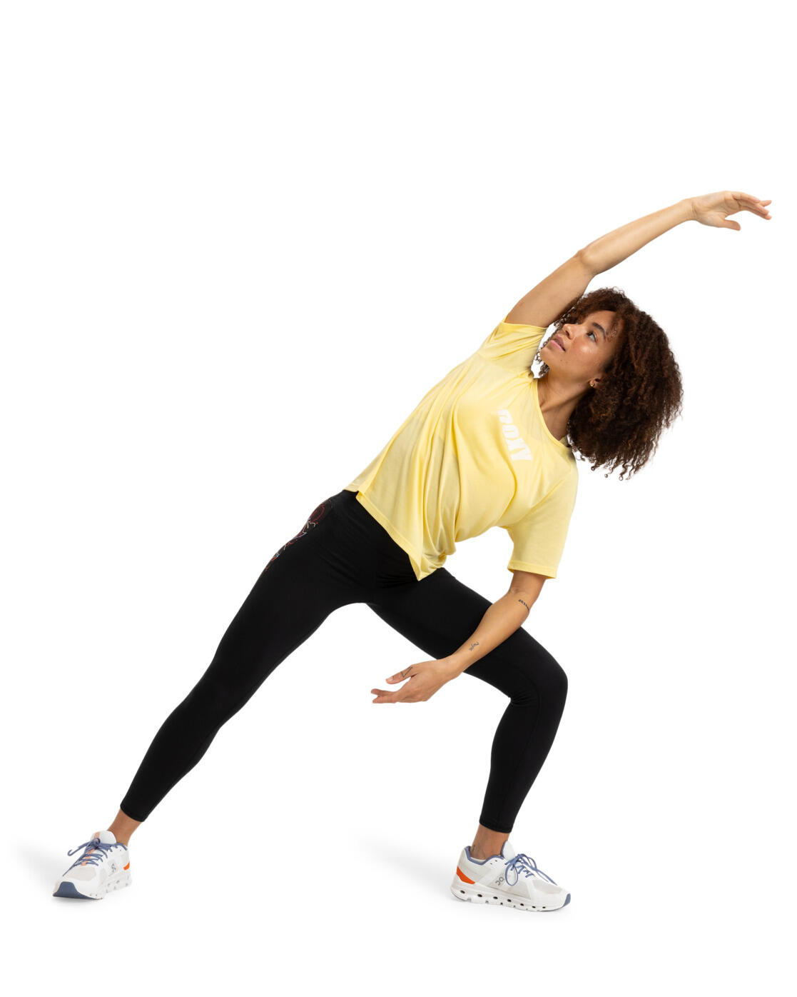 T-shirt technique EVERYDAY FLOW Jaune Femme 4/4