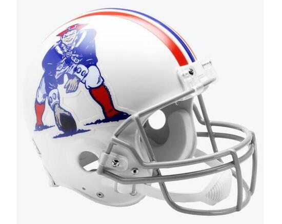 Casco Riddell VSR4 Throwback Mini Club Patriots